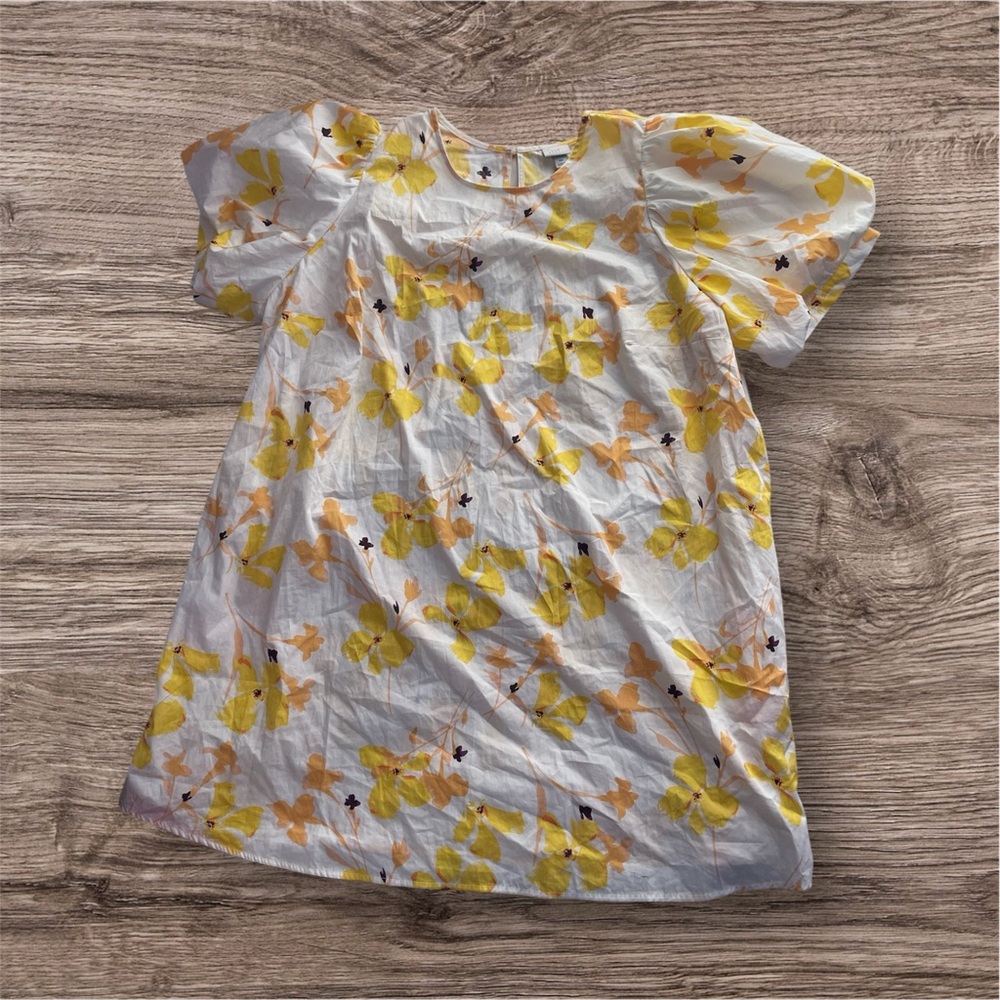 a new day Yellow and White Floral Dress